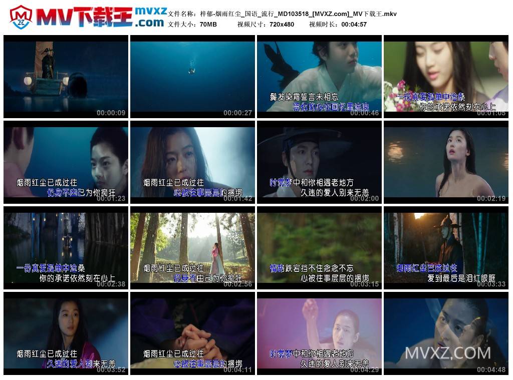 梓郁-烟雨红尘_国语_流行_MD103518